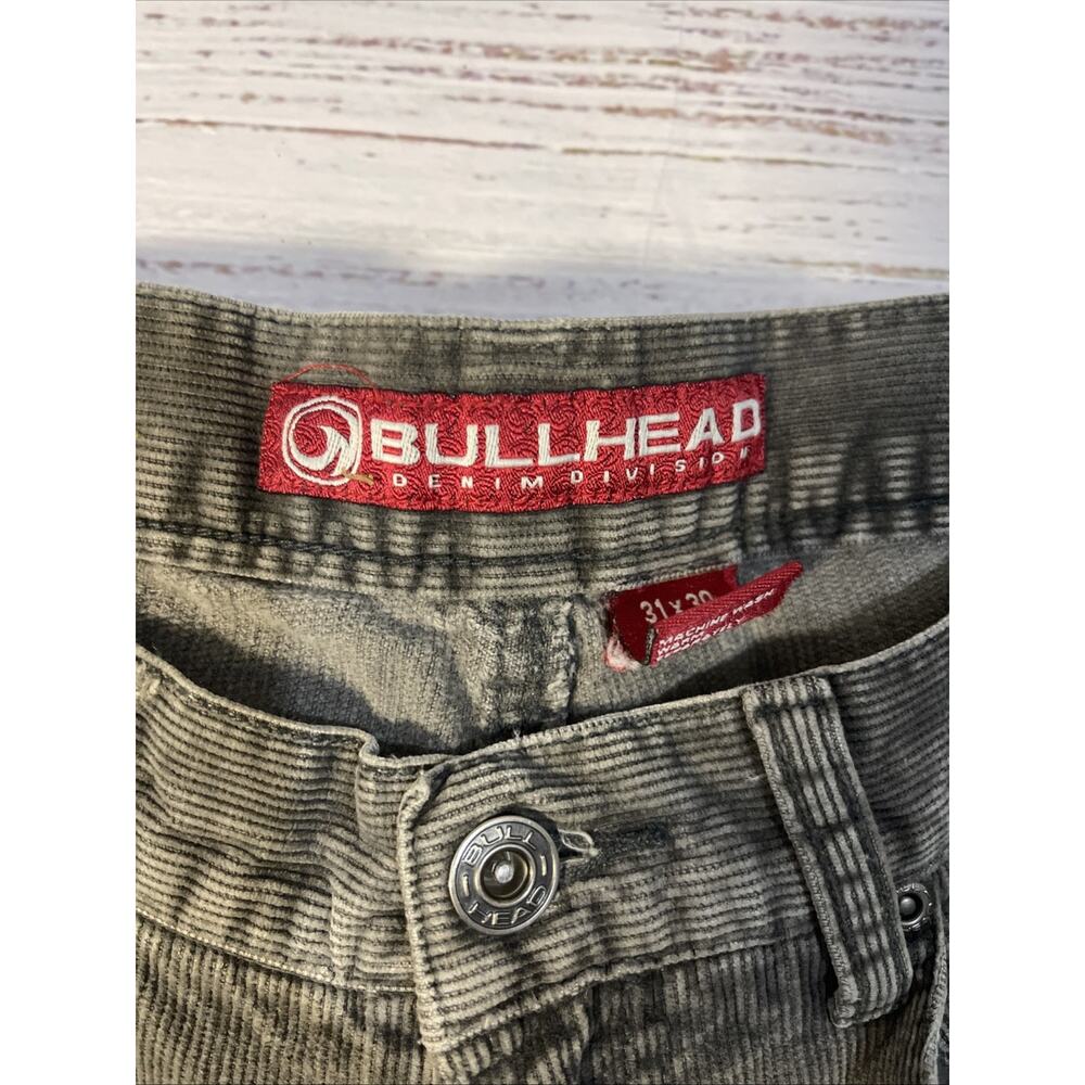 Bullhead Corduroy Loose Fit 31x30 Gray Jeans - Picture 4 of 11